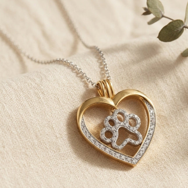 The Heart Within a Heart Necklace