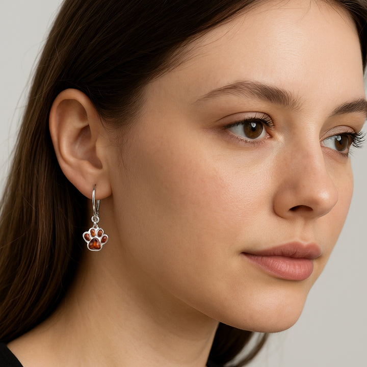 The Birthstone Paw Earrings