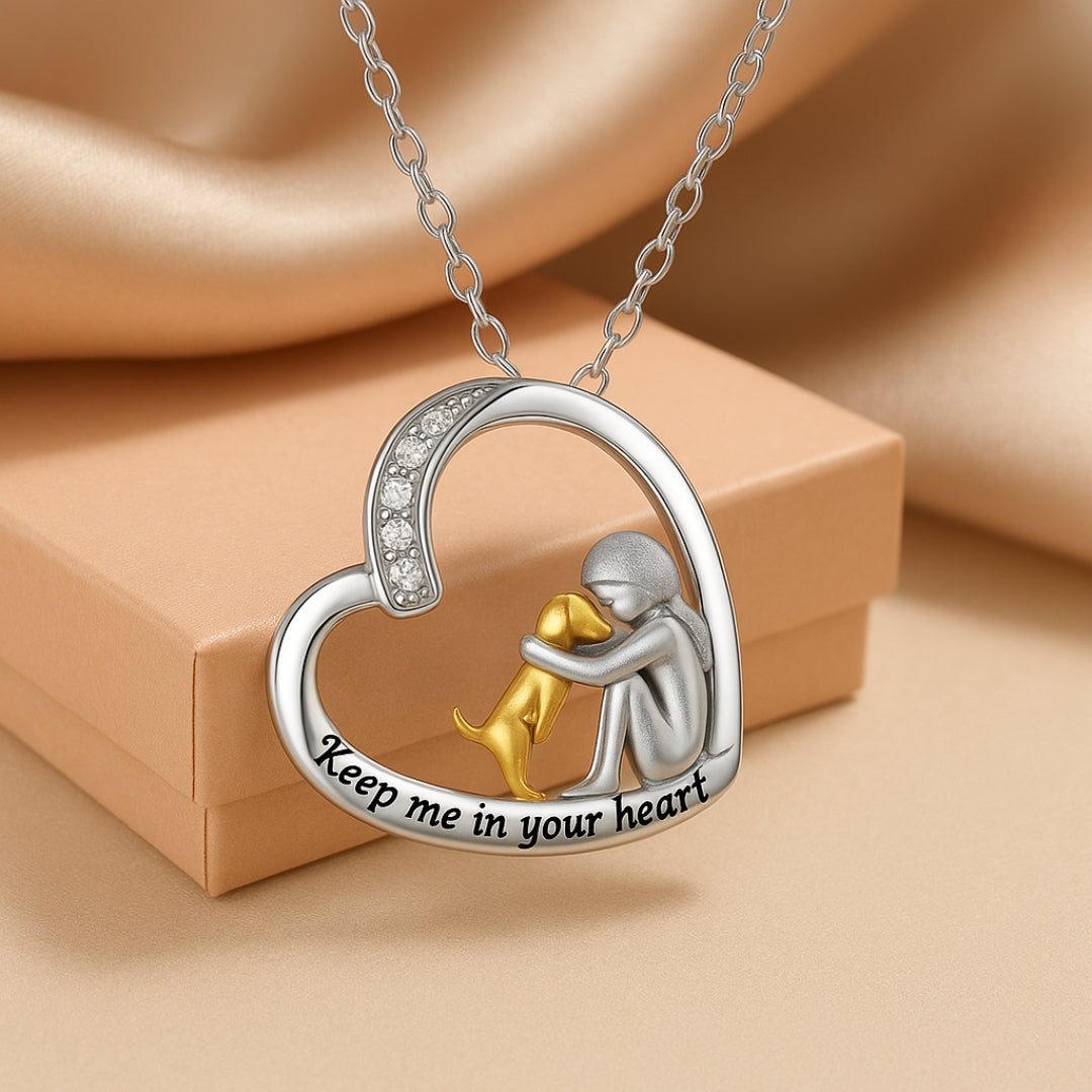 The Heart with the Dog Necklace