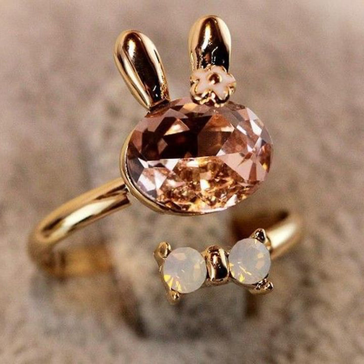 Blush Bunny Pet Ring