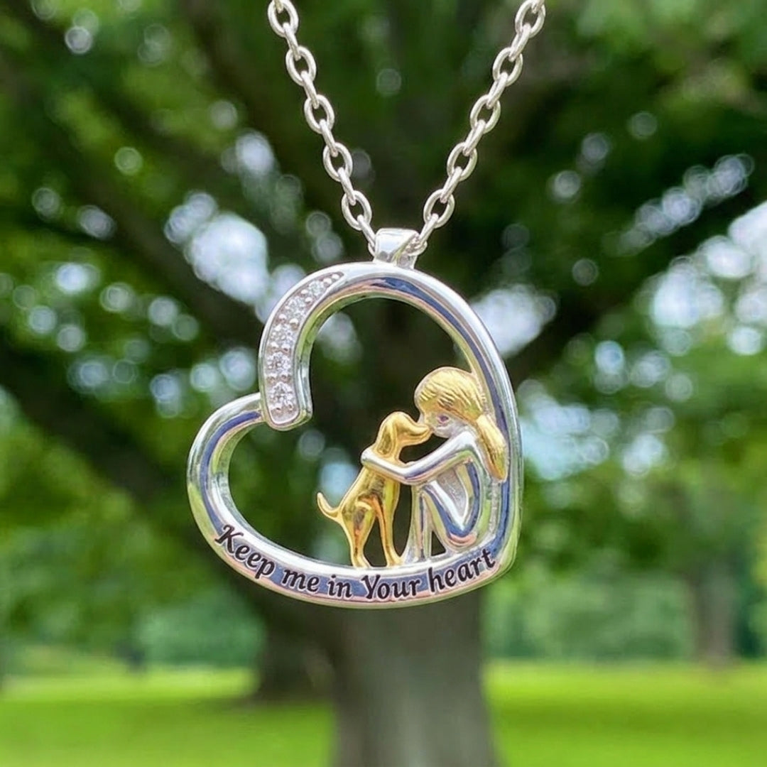 The Heart with the Dog Necklace