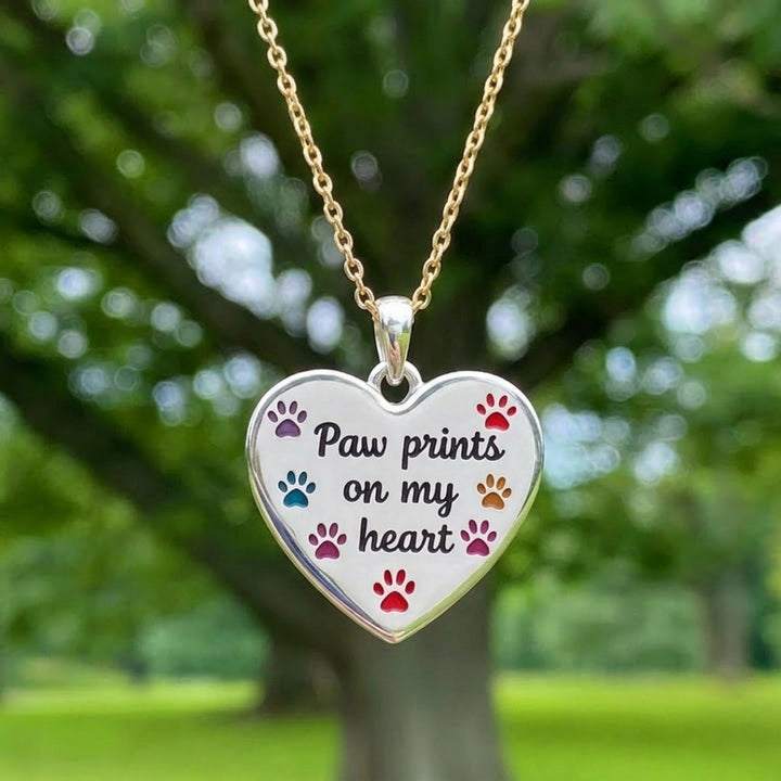 The Prints on My Heart Necklace
