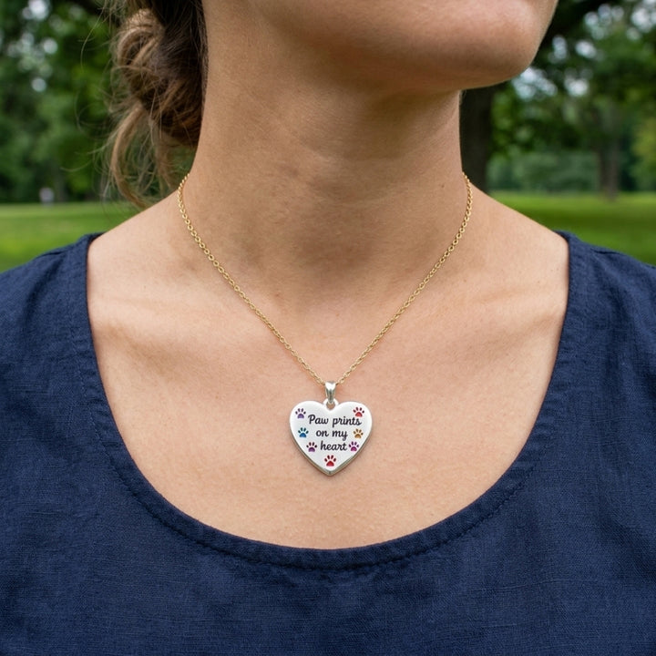 The Prints on My Heart Necklace