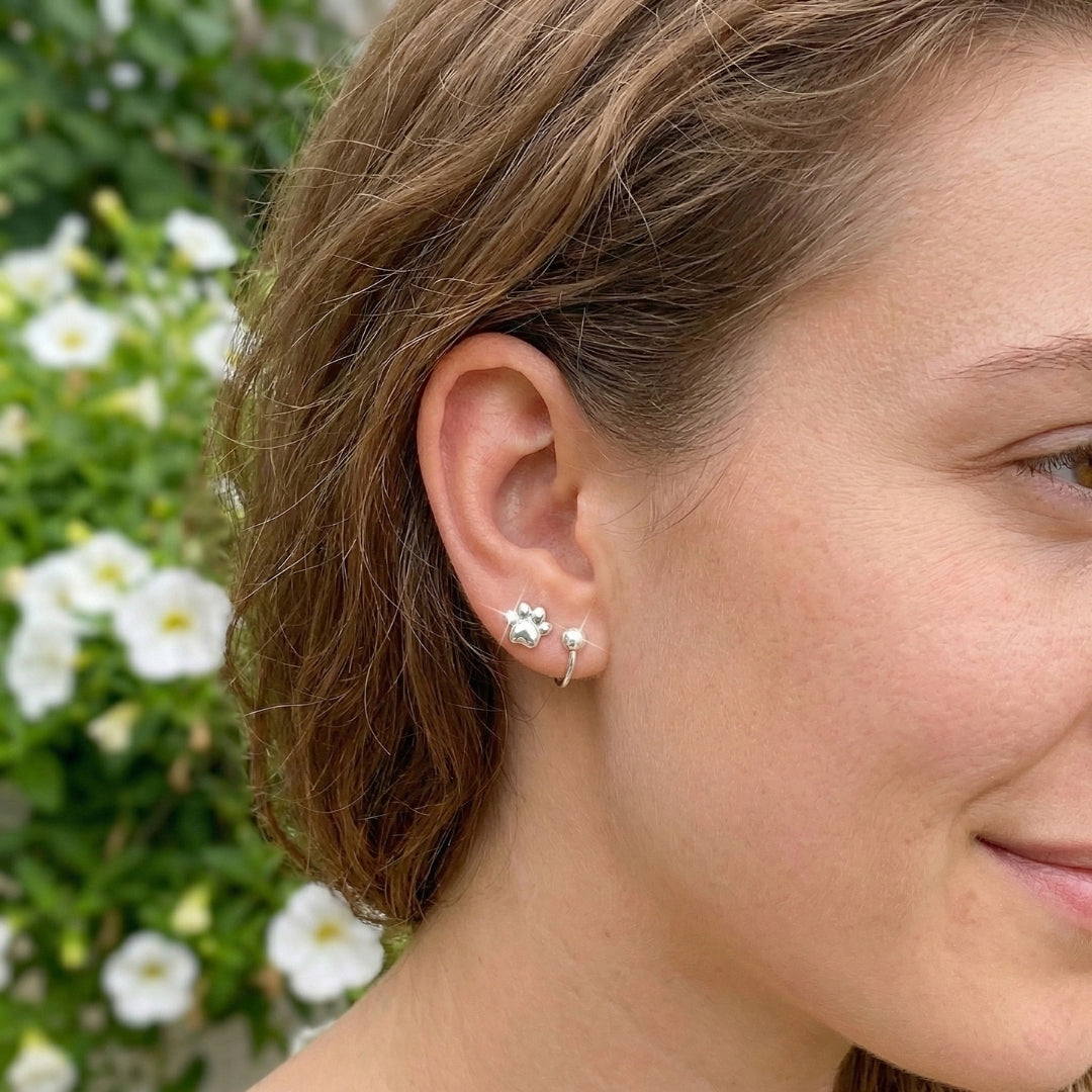 The Spiral Paw Earrings