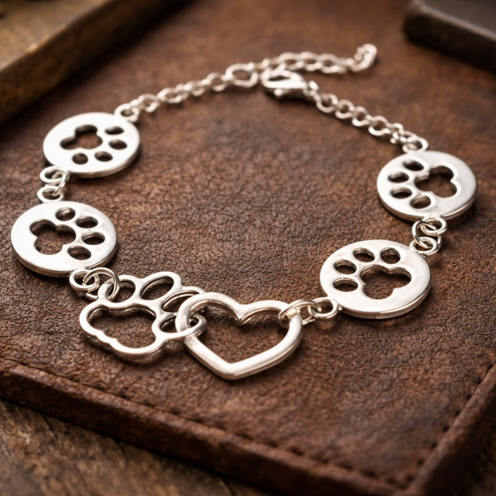 Forever Paws Heart Bracelet