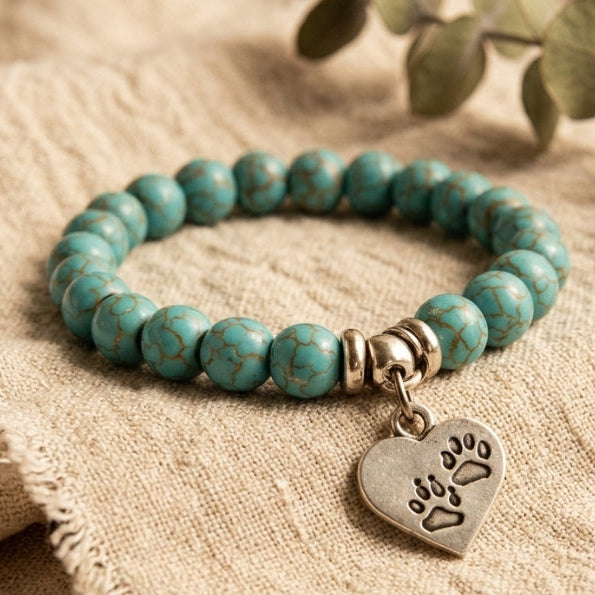 The Turquoise Heart Bracelet