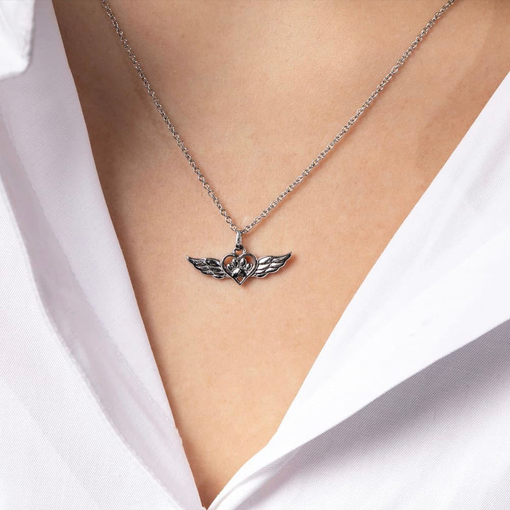 Angel Paw Pet Necklace