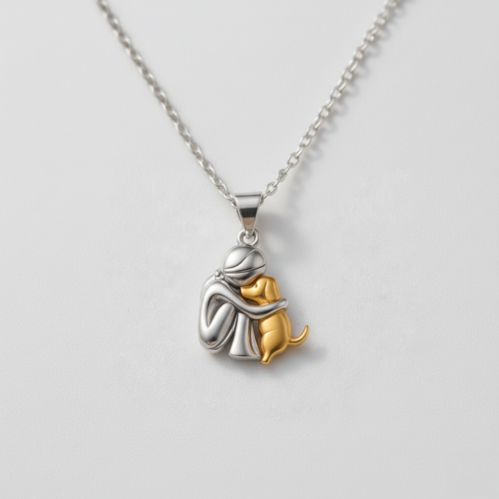 The Curled-Up Hug Necklace