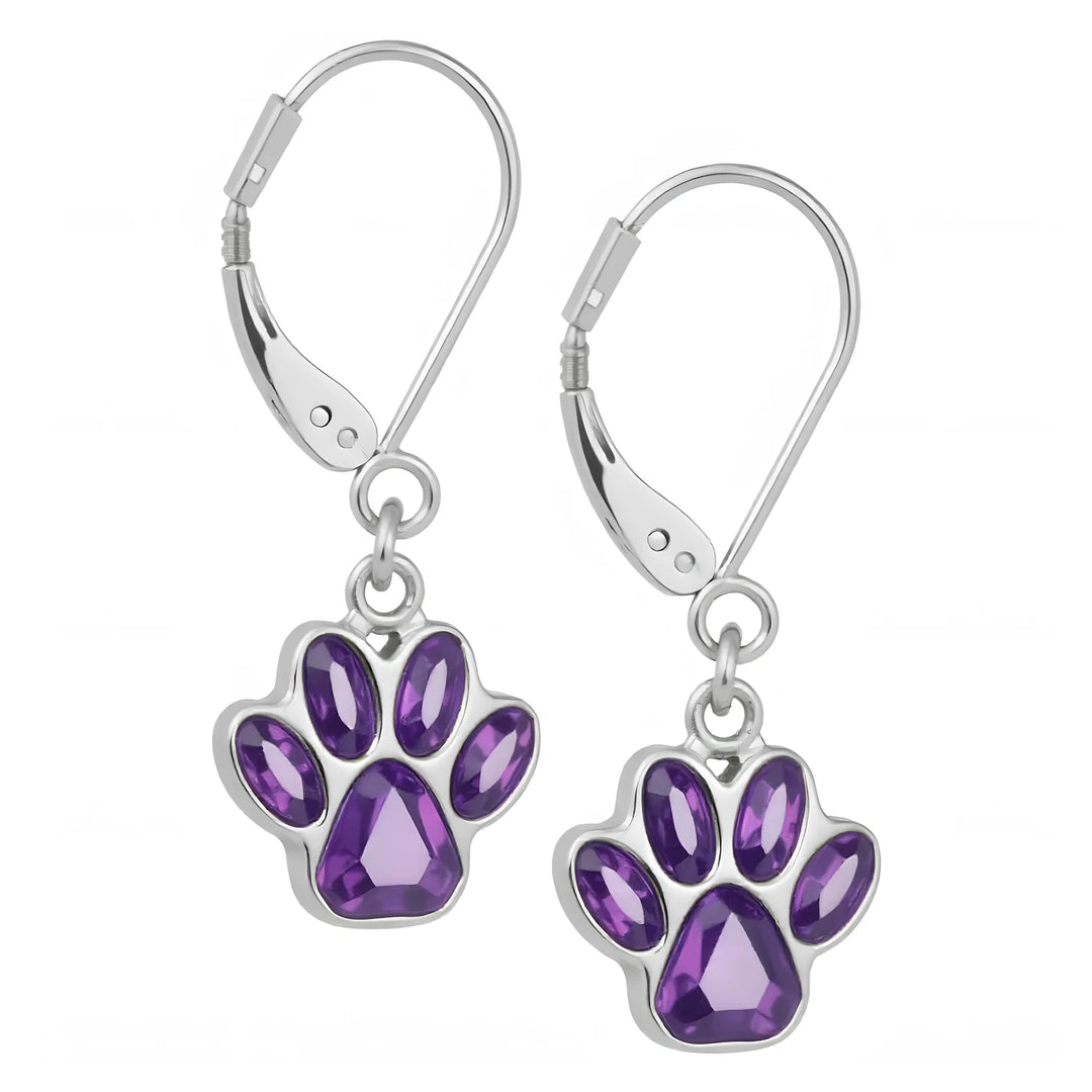 The Birthstone Paw Earrings