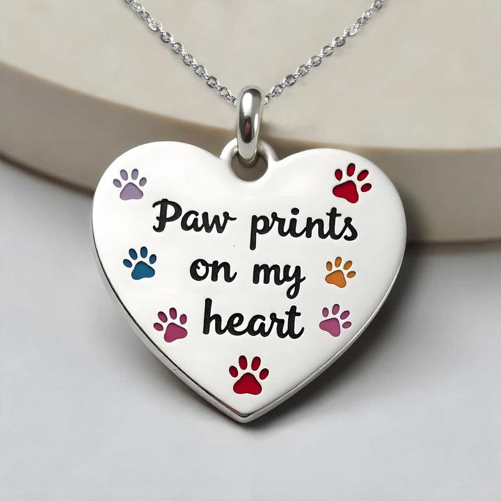 The Prints on My Heart Necklace