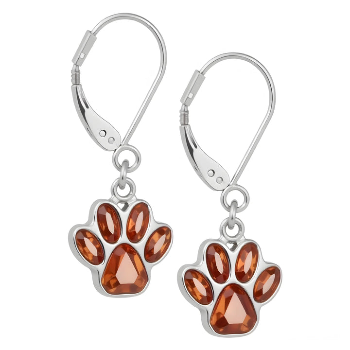 The Birthstone Paw Earrings