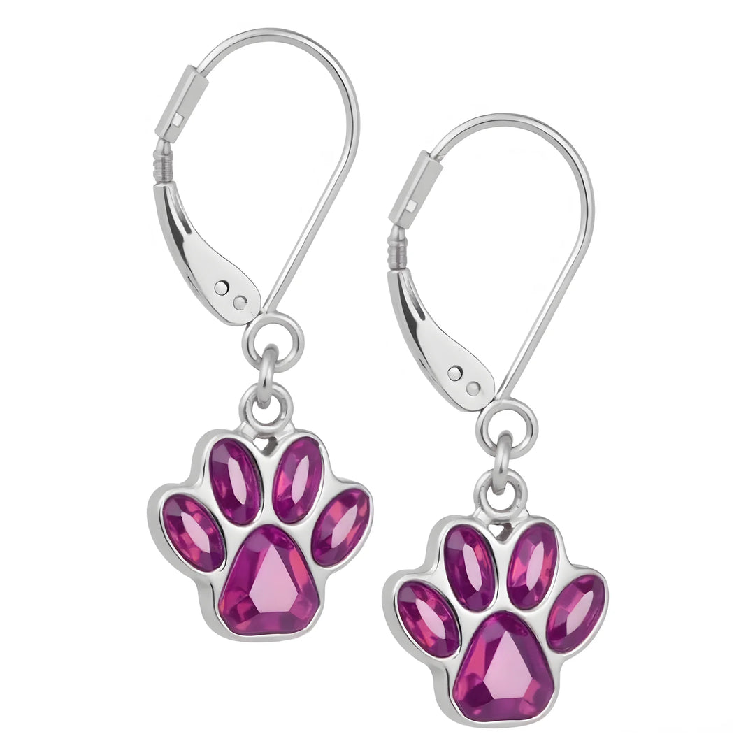 The Birthstone Paw Earrings