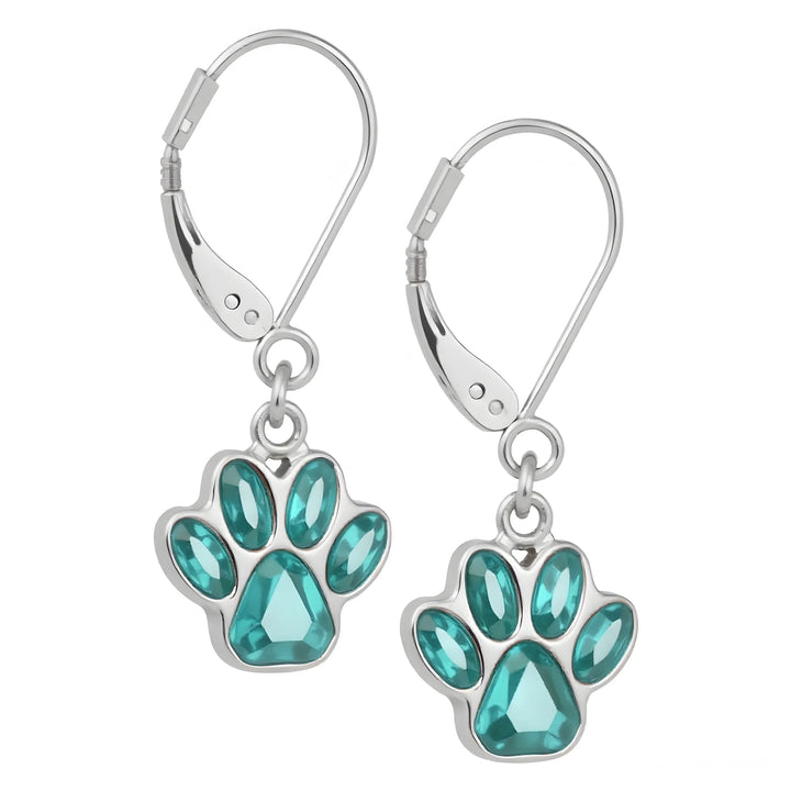 The Birthstone Paw Earrings