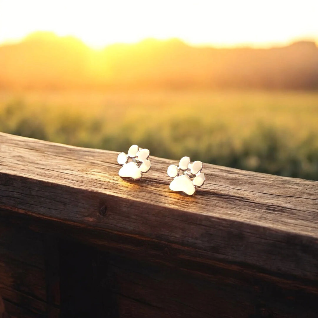 The Single Paw Studs