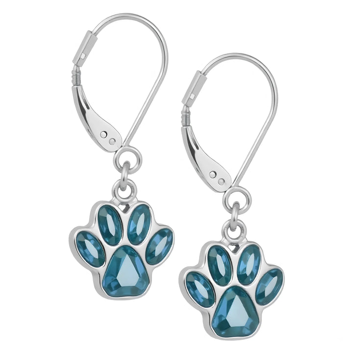 The Birthstone Paw Earrings