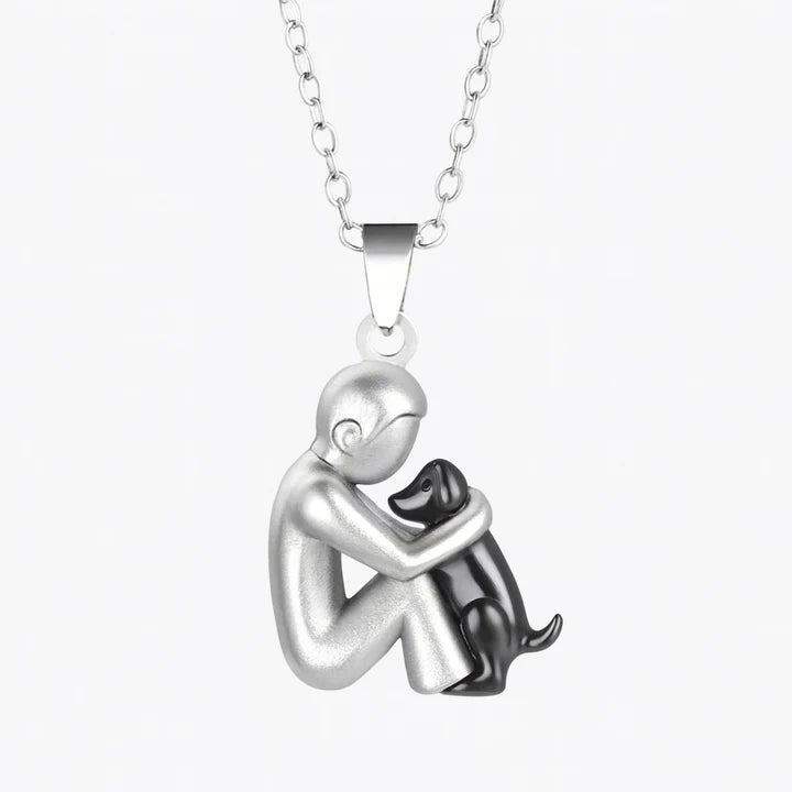 The Curled-Up Hug Necklace
