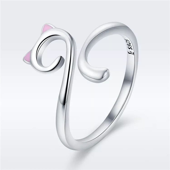 Curved Kitty Tail Ring