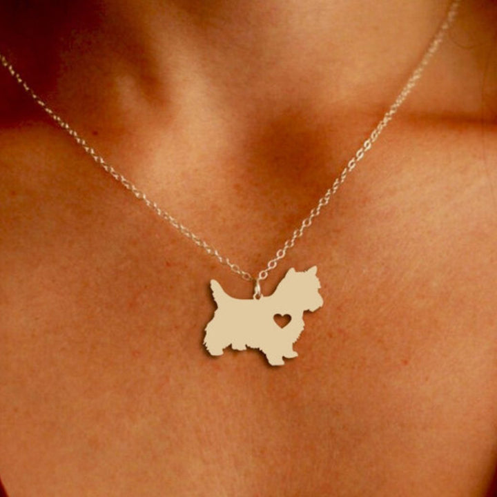 Minimal Paw Pendant Necklace