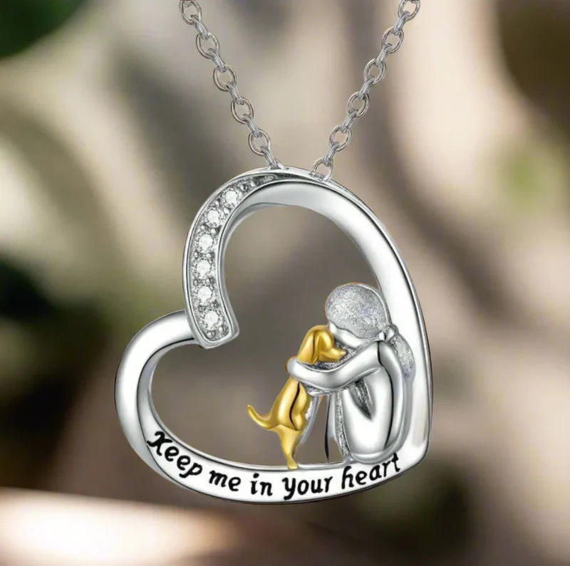 The Heart with the Dog Necklace