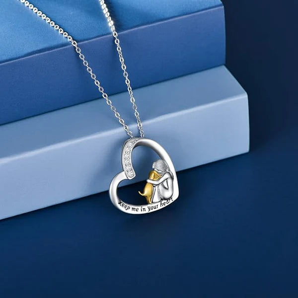 The Heart with the Dog Necklace