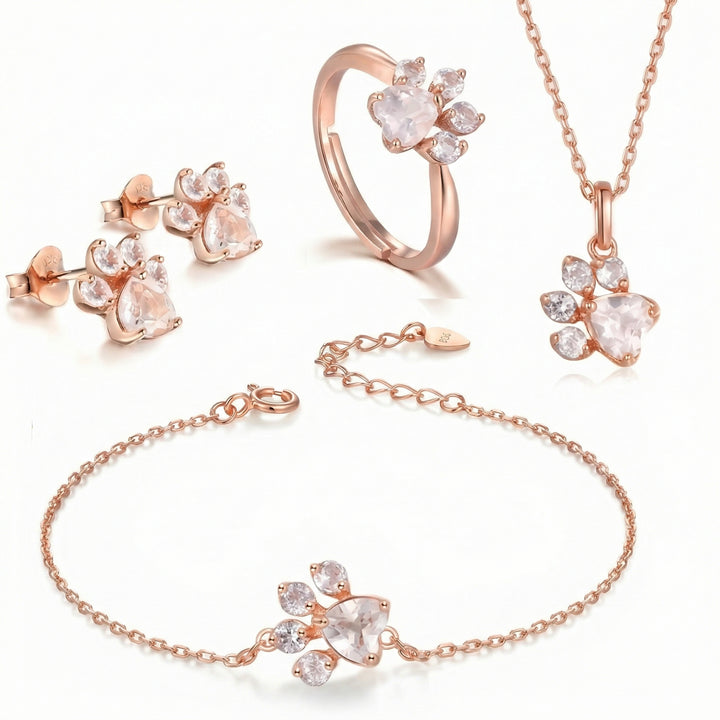 Paw Sparkle Pet Jewelry Set