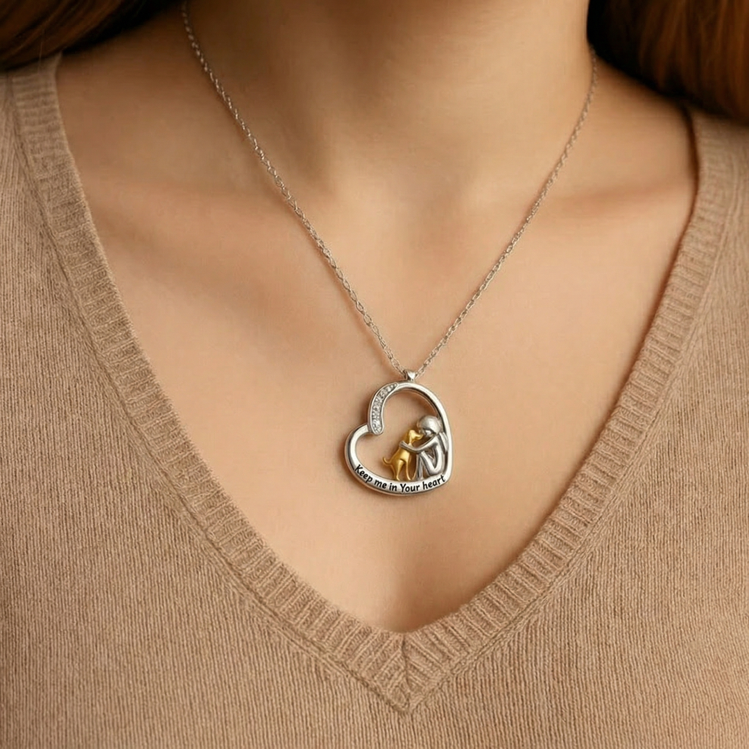 The Heart with the Dog Necklace