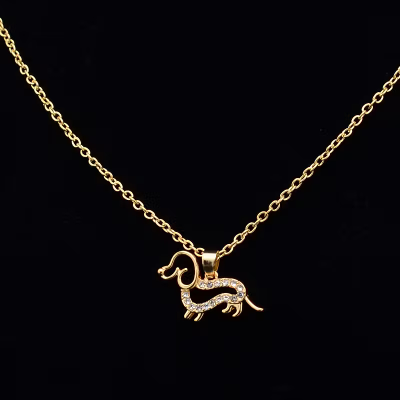 Dachshund Charm Necklace