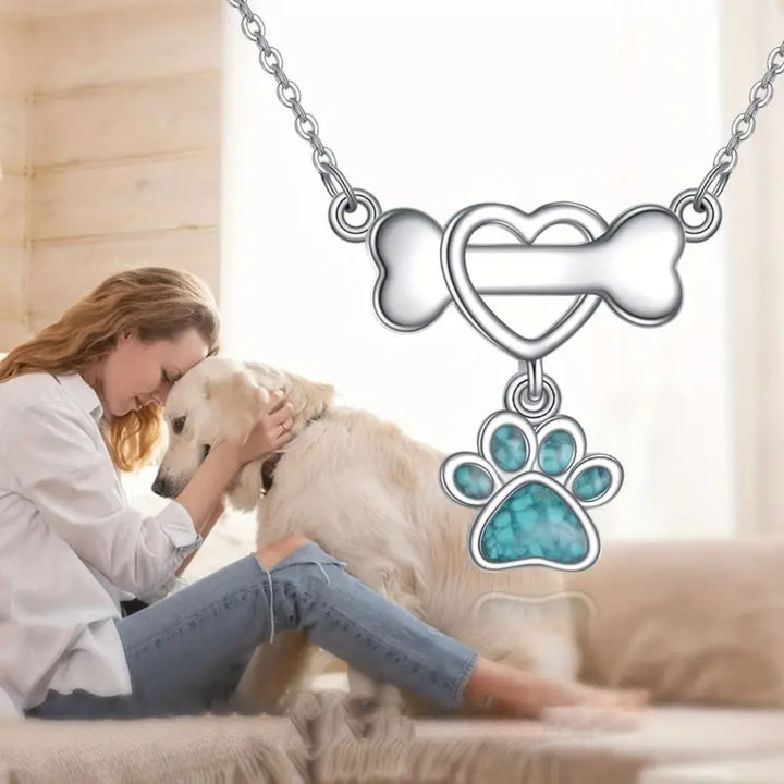 The Opal Paw Necklace